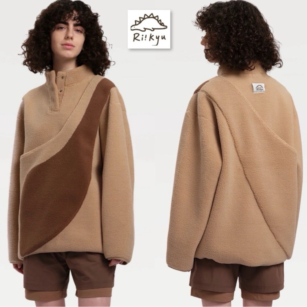 Riikyu Kangaroo Pouch Oversized Fit Unisex Fleece Pet Dog Shirt Sherpa NWT L - Picture 3 of 15